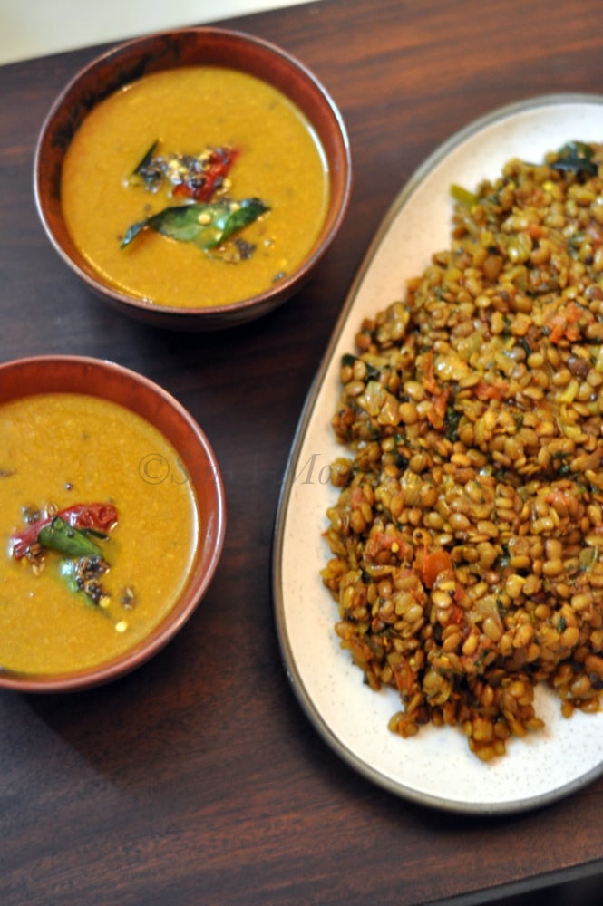 Hurali Kalu Saaru (Horse Gram Curry) Recipe sinamontales