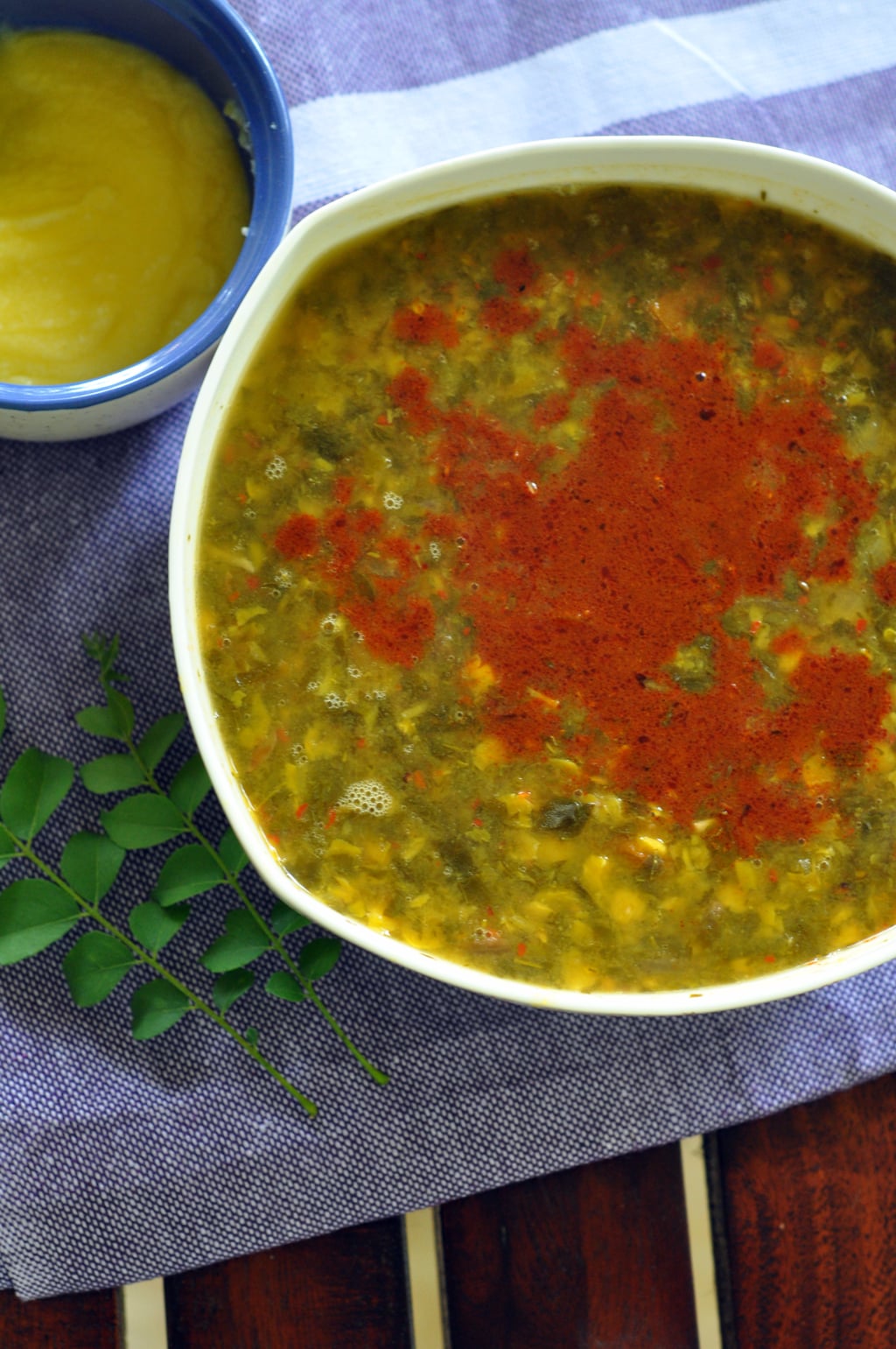 Drumstick Leaf aka Moringa Dal Recipe sinamontales