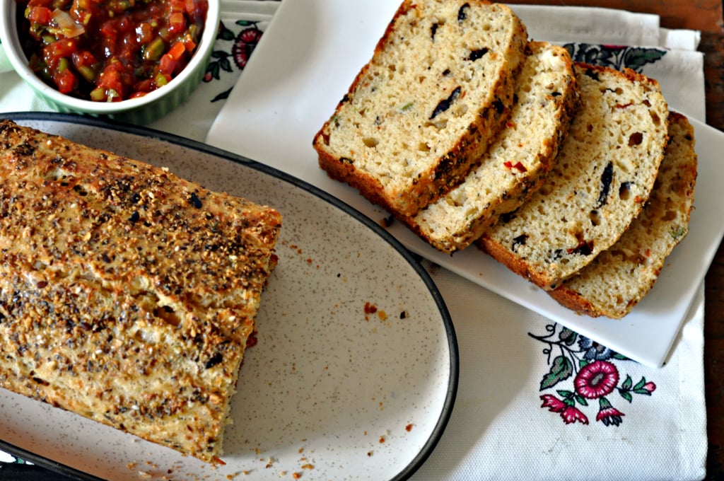 Beer, Sun-Dried Tomato, and Olive Quick Bread
