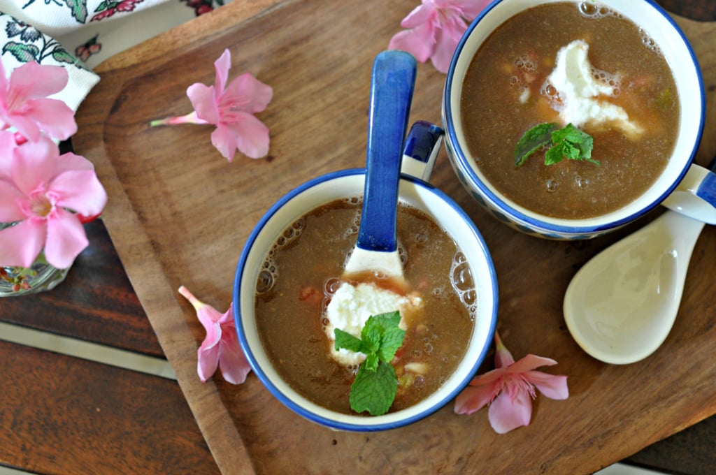 Chilled Melon Soup ( Melon Gazpacho) Recipe sinamontales