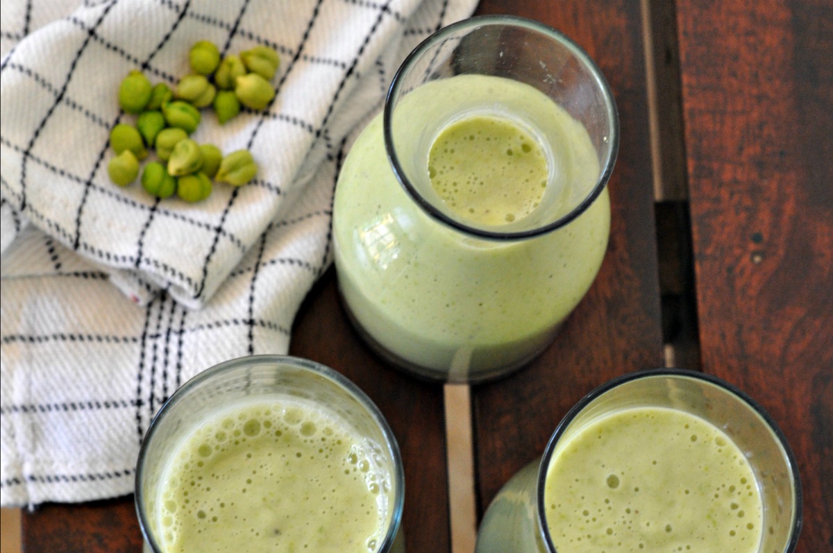 Green Gram Smoothie Fresh Garbanzo Beans Smoothie Sinamon Tales
