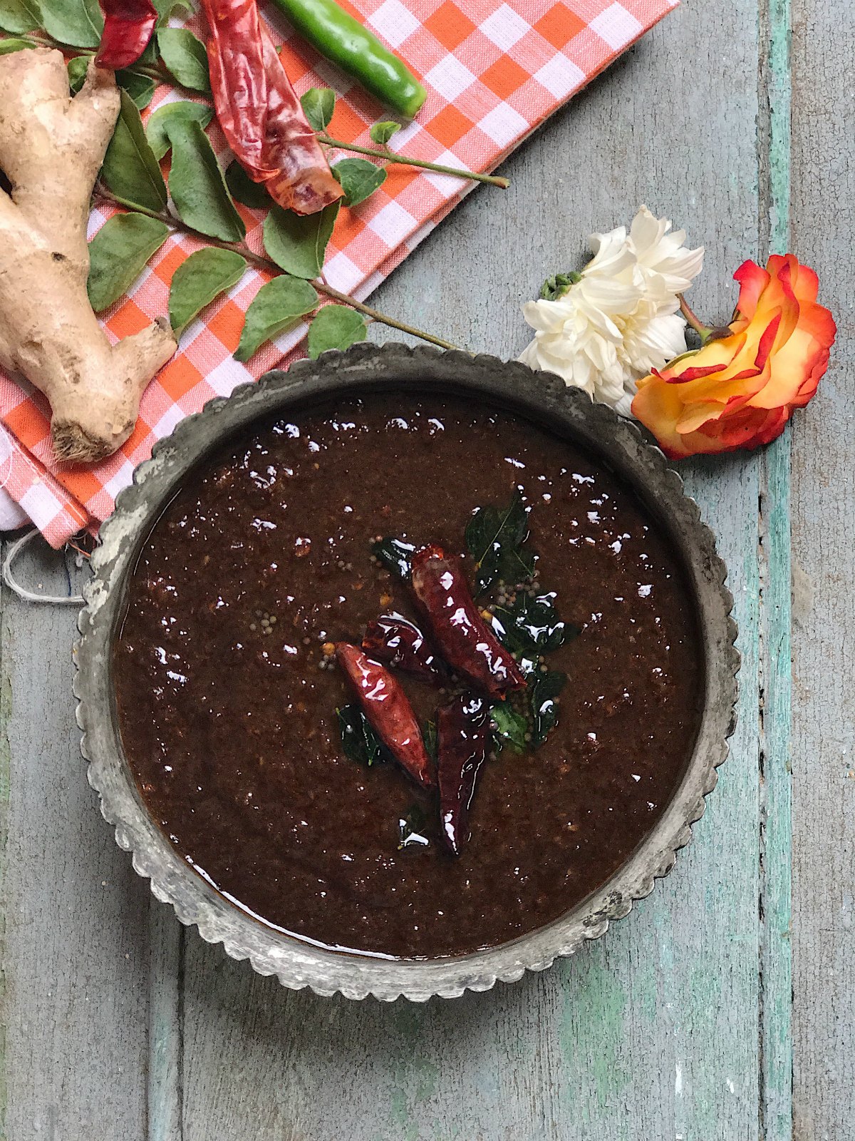 Onam Recipes Puli Inji Inji Curry Tamarind & Ginger Relish