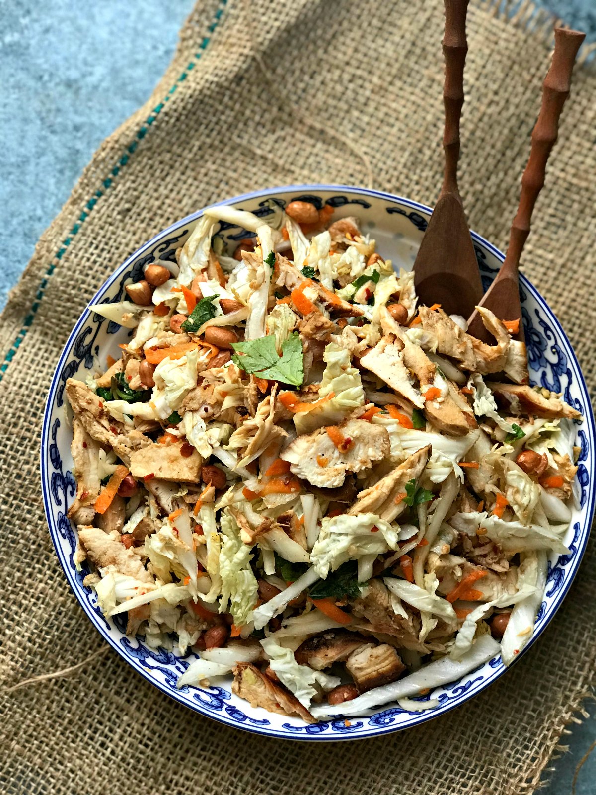 Keto Friendly High Protein Vietnamese Chicken Salad Sinamon Tales
