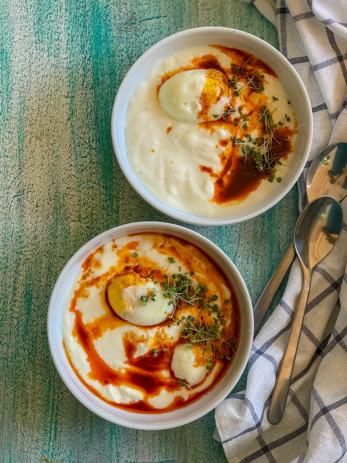 Turkish Eggs Poached Eggs with Yoghurt and Chilli Oil Sinamon Tales
